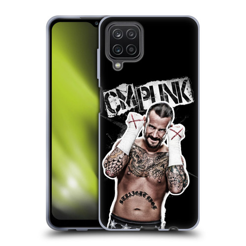 WWE CM Punk Graphics Soft Gel Case for Samsung Galaxy A12 (2020)