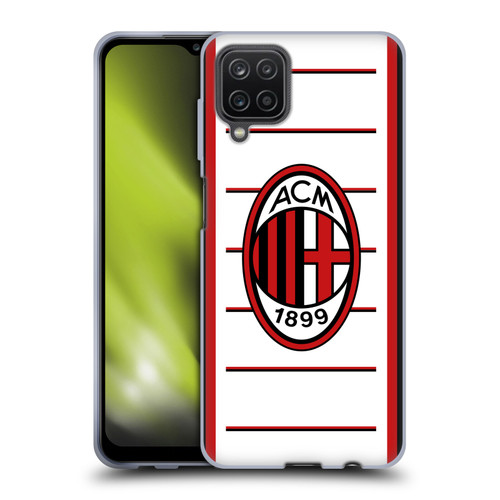 AC Milan 2022/23 Away Kit Soft Gel Case for Samsung Galaxy A12 (2020)