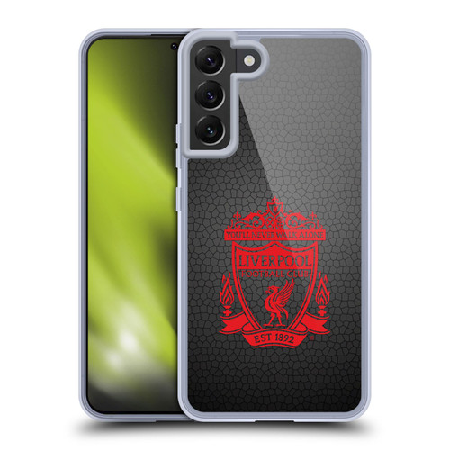 Liverpool Football Club Crest 2 Black Pixel 2 Soft Gel Case for Samsung Galaxy S22+ 5G & MagSafe