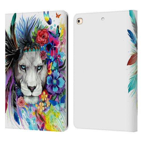 Pixie Cold Cats King Of The Lions Leather Book Wallet Case Cover For Apple iPad 9.7 2017 / iPad 9.7 2018