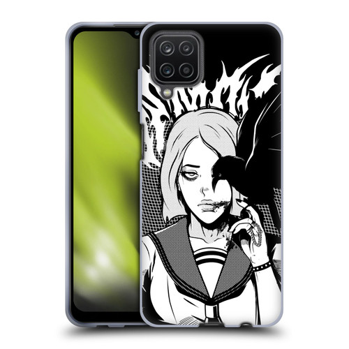 Zombie Makeout Club Art Crow Soft Gel Case for Samsung Galaxy A12 (2020)