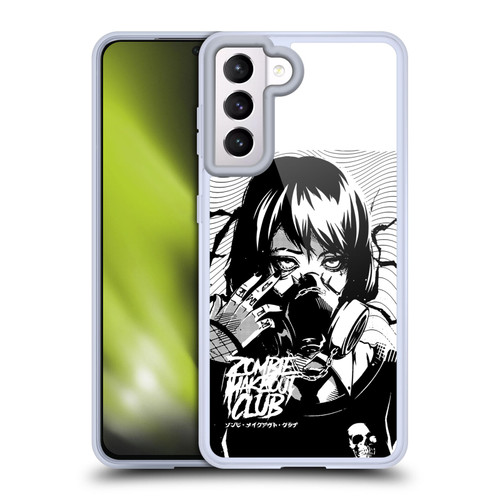 Zombie Makeout Club Art Facepiece Soft Gel Case for Samsung Galaxy S21 5G & MagSafe