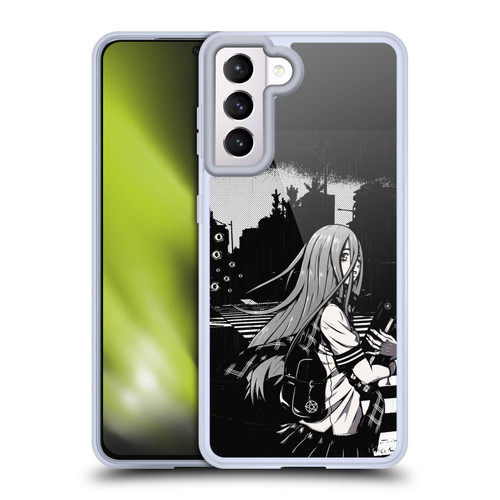 Zombie Makeout Club Art They Are Watching Soft Gel Case for Samsung Galaxy S21 5G & MagSafe