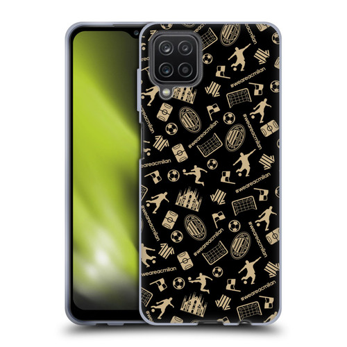 AC Milan Children Pattern Soft Gel Case for Samsung Galaxy A12 (2020)