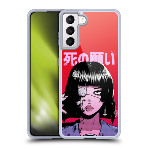 Zombie Makeout Club Art Eye Patch Soft Gel Case for Samsung Galaxy S21+ 5G & MagSafe