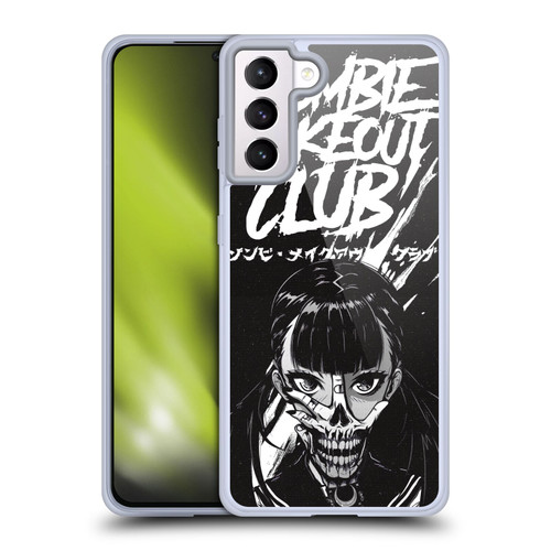 Zombie Makeout Club Art Face Off Soft Gel Case for Samsung Galaxy S21+ 5G & MagSafe
