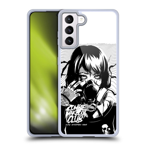 Zombie Makeout Club Art Facepiece Soft Gel Case for Samsung Galaxy S21+ 5G & MagSafe