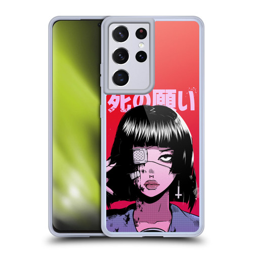 Zombie Makeout Club Art Eye Patch Soft Gel Case for Samsung Galaxy S21 Ultra 5G & MagSafe