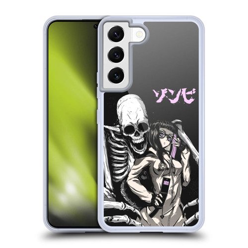 Zombie Makeout Club Art Stop Drop Selfie Soft Gel Case for Samsung Galaxy S22 5G & MagSafe
