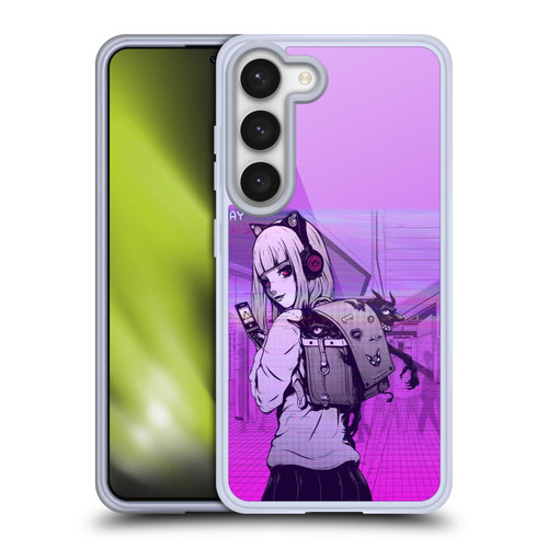 Zombie Makeout Club Art Drama Rides On My Back Soft Gel Case for Samsung Galaxy S23 5G & MagSafe