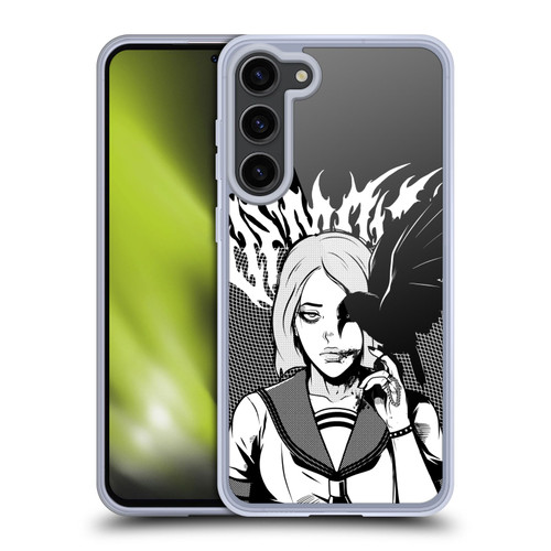 Zombie Makeout Club Art Crow Soft Gel Case for Samsung Galaxy S23+ 5G & MagSafe