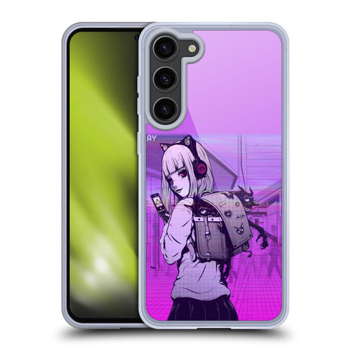 Zombie Makeout Club Art Drama Rides On My Back Soft Gel Case for Samsung Galaxy S23+ 5G & MagSafe