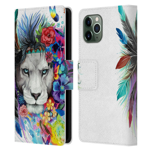 Pixie Cold Cats King Of The Lions Leather Book Wallet Case Cover For Apple iPhone 11 Pro