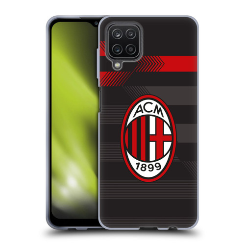 AC Milan 2017/18 Crest Kit Third Soft Gel Case for Samsung Galaxy A12 (2020)