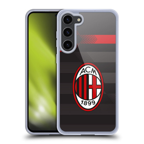 AC Milan 2017/18 Crest Kit Third Soft Gel Case for Samsung Galaxy S23+ 5G & MagSafe
