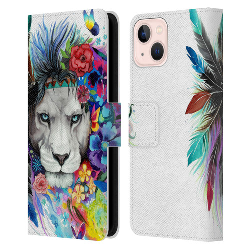 Pixie Cold Cats King Of The Lions Leather Book Wallet Case Cover For Apple iPhone 13