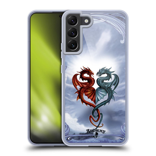 Alchemy Gothic Dragon Draconic Tryst Soft Gel Case for Samsung Galaxy S22+ 5G & MagSafe