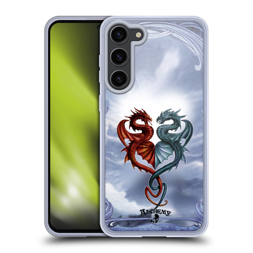 Alchemy Gothic Dragon Draconic Tryst Soft Gel Case for Samsung Galaxy S23+ 5G & MagSafe