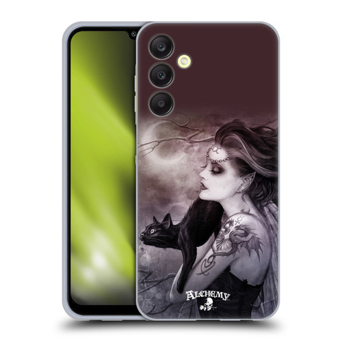 Alchemy Gothic Graphic Art Minnaloushe Moon Soft Gel Case for Samsung Galaxy A25 5G
