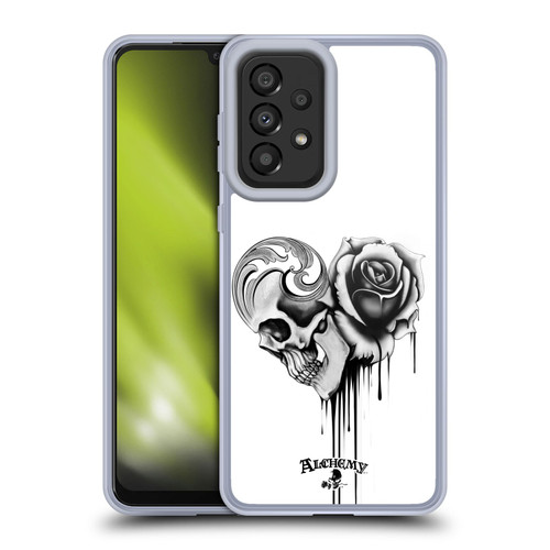 Alchemy Gothic Graphic Art Black Love Soft Gel Case for Samsung Galaxy A33 5G (2022)