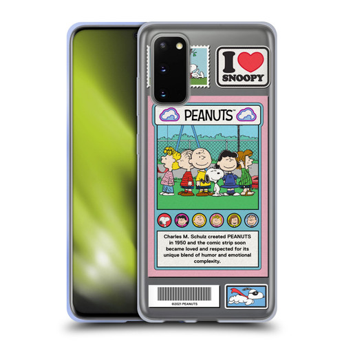 Peanuts Trends Cast Card Soft Gel Case for Samsung Galaxy S20 / S20 5G