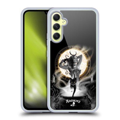 Alchemy Gothic Graphic Art Lunacalia Soft Gel Case for Samsung Galaxy A34 5G