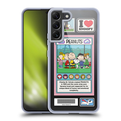 Peanuts Trends Cast Card Soft Gel Case for Samsung Galaxy S22+ 5G & MagSafe