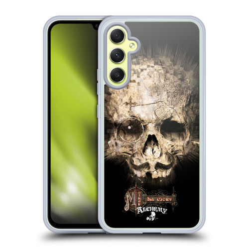 Alchemy Gothic Graphic Art M'sieur La Mort Soft Gel Case for Samsung Galaxy A34 5G