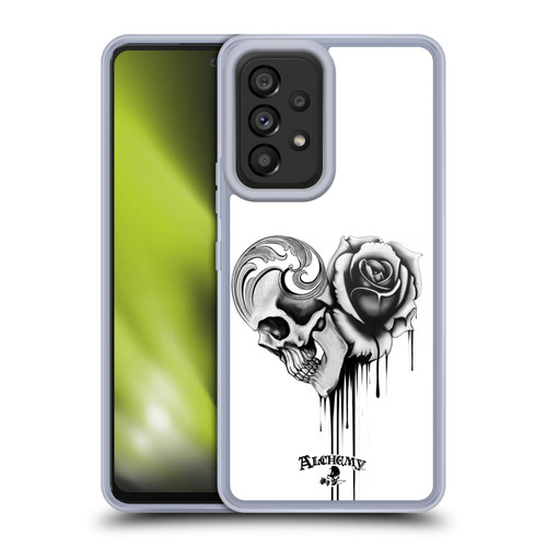 Alchemy Gothic Graphic Art Black Love Soft Gel Case for Samsung Galaxy A53 5G (2022)