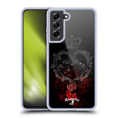 Alchemy Gothic Graphic Art Affaire Du Coeur Soft Gel Case for Samsung Galaxy S21 FE 5G & MagSafe