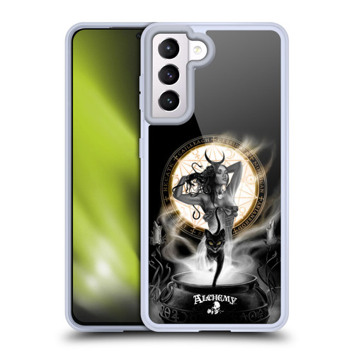 Alchemy Gothic Graphic Art Lunacalia Soft Gel Case for Samsung Galaxy S21 5G & MagSafe
