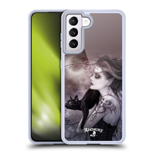 Alchemy Gothic Graphic Art Minnaloushe Moon Soft Gel Case for Samsung Galaxy S21 5G & MagSafe