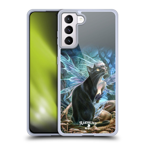 Alchemy Gothic Graphic Art Faerie Familiar Soft Gel Case for Samsung Galaxy S21+ 5G & MagSafe