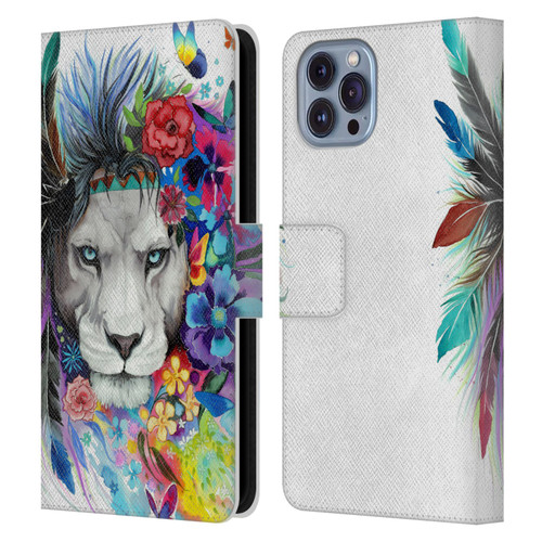 Pixie Cold Cats King Of The Lions Leather Book Wallet Case Cover For Apple iPhone 14