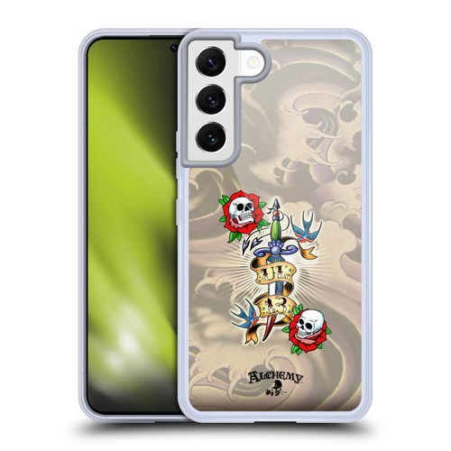 Alchemy Gothic Illustration 13 Dagger Soft Gel Case for Samsung Galaxy S22 5G & MagSafe