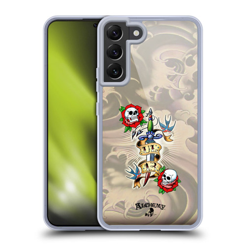Alchemy Gothic Illustration 13 Dagger Soft Gel Case for Samsung Galaxy S22+ 5G & MagSafe