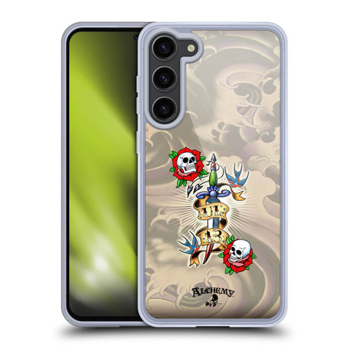 Alchemy Gothic Illustration 13 Dagger Soft Gel Case for Samsung Galaxy S23+ 5G & MagSafe