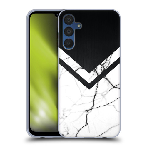 Alyn Spiller Marble Half Cut Soft Gel Case for Samsung Galaxy A15 & MagSafe