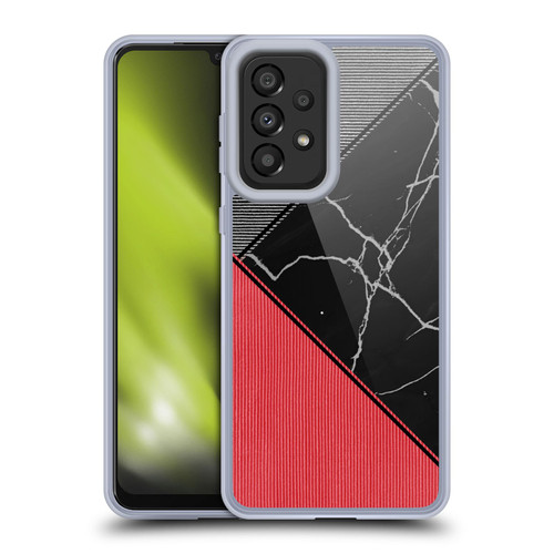 Alyn Spiller Marble Colour Block Soft Gel Case for Samsung Galaxy A33 5G (2022)