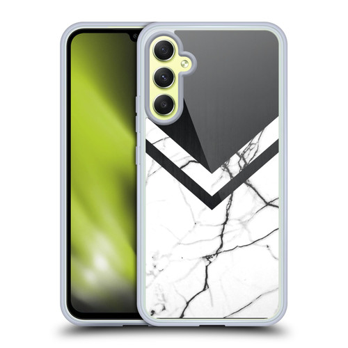 Alyn Spiller Marble Half Cut Soft Gel Case for Samsung Galaxy A34 5G
