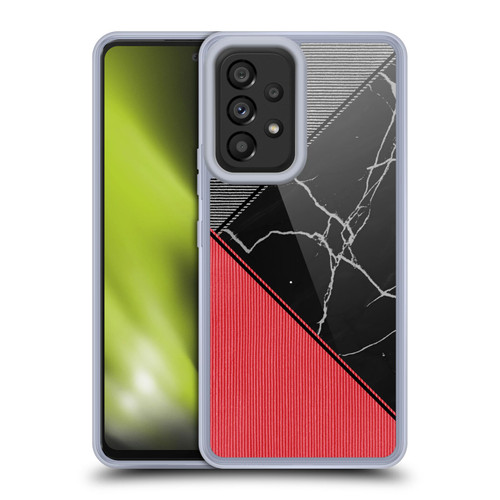 Alyn Spiller Marble Colour Block Soft Gel Case for Samsung Galaxy A53 5G (2022)