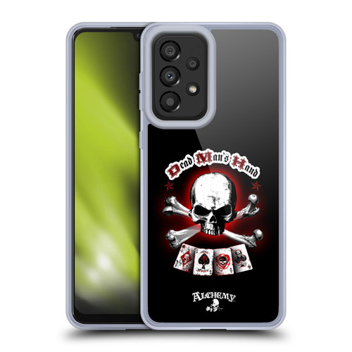 Alchemy Gothic Skull And Cards Dead Man's Hand Soft Gel Case for Samsung Galaxy A33 5G (2022)