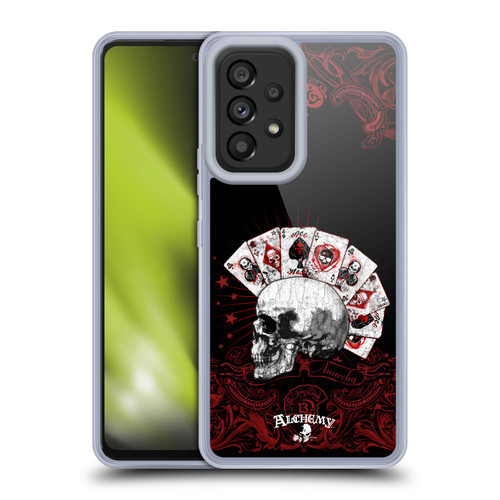 Alchemy Gothic Skull And Cards Aces Of Anarchy Soft Gel Case for Samsung Galaxy A53 5G (2022)