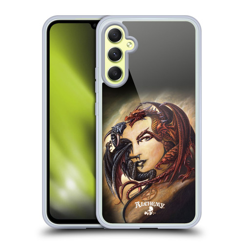 Alchemy Gothic Dragon Morgan Theomachia Soft Gel Case for Samsung Galaxy A34 5G