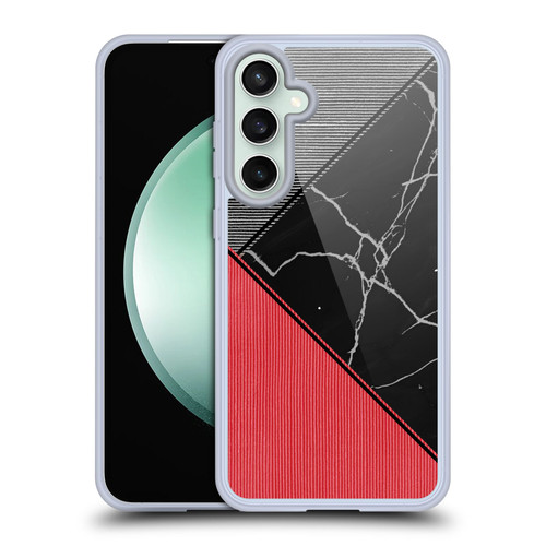 Alyn Spiller Marble Colour Block Soft Gel Case for Samsung Galaxy S23 FE 5G & MagSafe