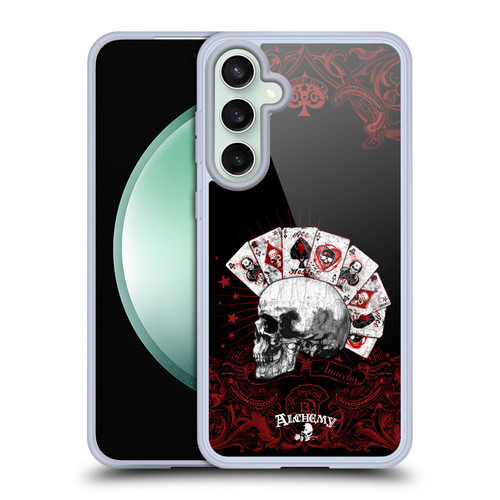 Alchemy Gothic Skull And Cards Aces Of Anarchy Soft Gel Case for Samsung Galaxy S23 FE 5G & MagSafe