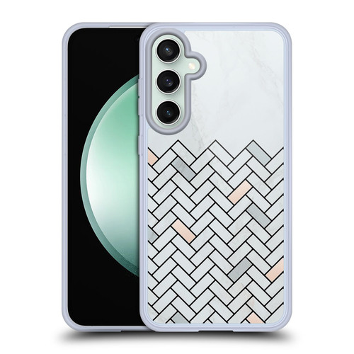 Alyn Spiller Marble Tile Soft Gel Case for Samsung Galaxy S23 FE 5G & MagSafe