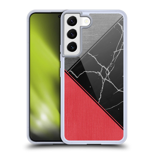 Alyn Spiller Marble Colour Block Soft Gel Case for Samsung Galaxy S22 5G & MagSafe
