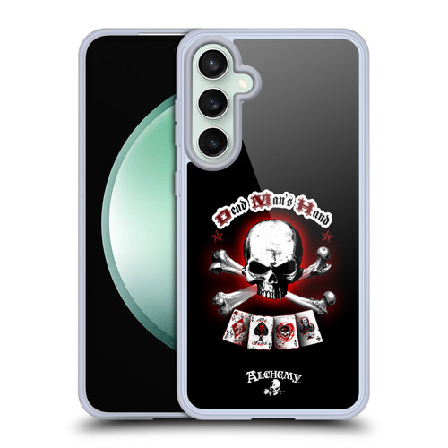 Alchemy Gothic Skull And Cards Dead Man's Hand Soft Gel Case for Samsung Galaxy S23 FE 5G & MagSafe