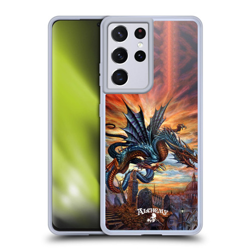 Alchemy Gothic Dragon The Highgate Horror Soft Gel Case for Samsung Galaxy S21 Ultra 5G & MagSafe